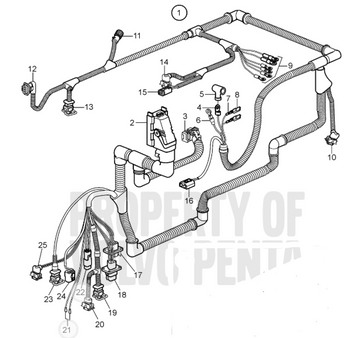 Volvo Penta Harness 21138341