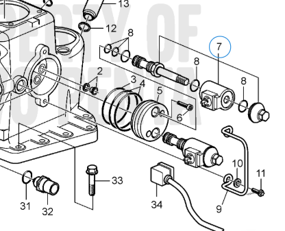 3887470 12v IPS Shift Valve Kit for older IPS pods