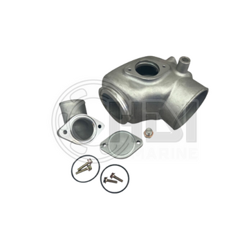 HDI Marine Stainless Steel D4 Exhaust Mixing Elbow Kit suitable for Volvo Penta 21684826