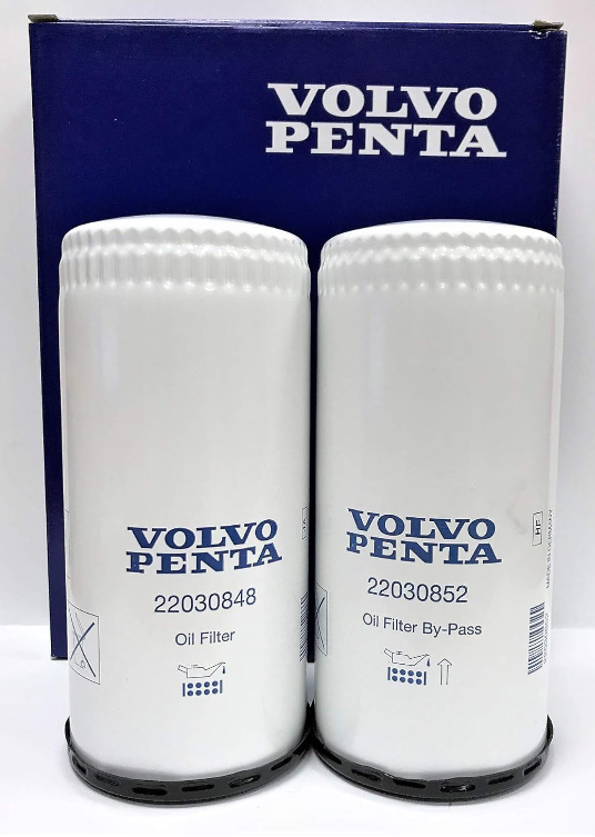 Oil Filter Pack D4/D6 Volvo Penta OEM 22030848/3582732-22030852/21632901/3582733